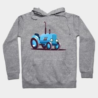 Cute Blue tractor Hoodie